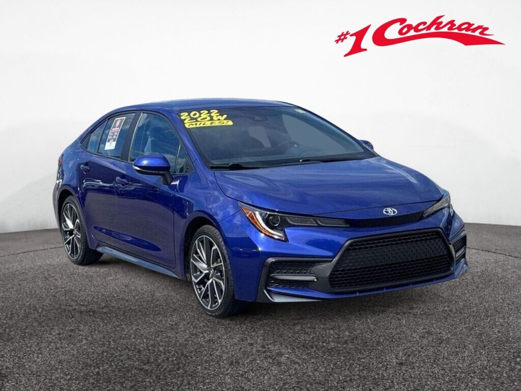 Blue Crush Metallic 2022 Toyota Corolla Sedan Front-Wheel Drive Continuously Variable Transmission