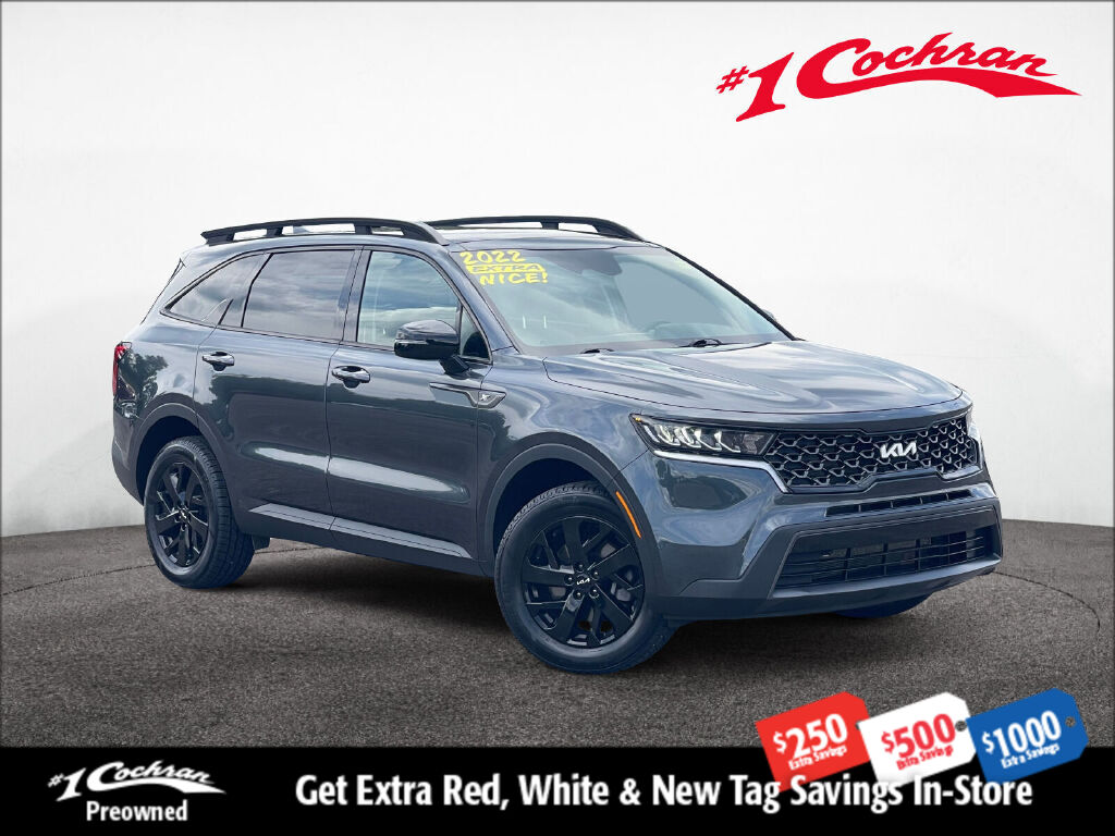 Gray (Gravity Grey) 2022 Kia Sorento SUV / Crossover All-Wheel Drive 8-Speed Automatic