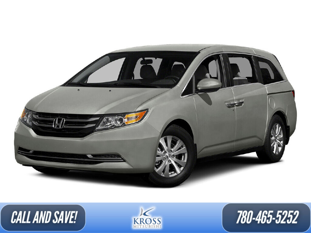 Silver 2015 Honda Odyssey Minivan Front-Wheel Drive 6-Speed Automatic Overdrive