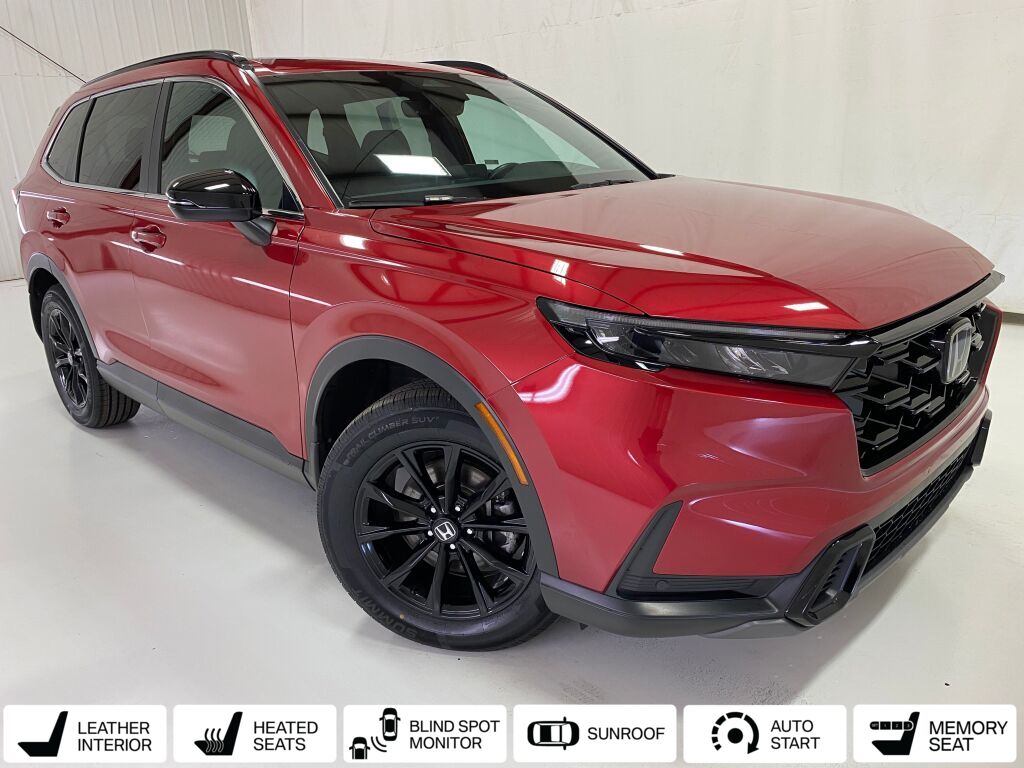 2025 Honda CR-V Hybrid Sport-L Radiant Red Metallic at Honda North