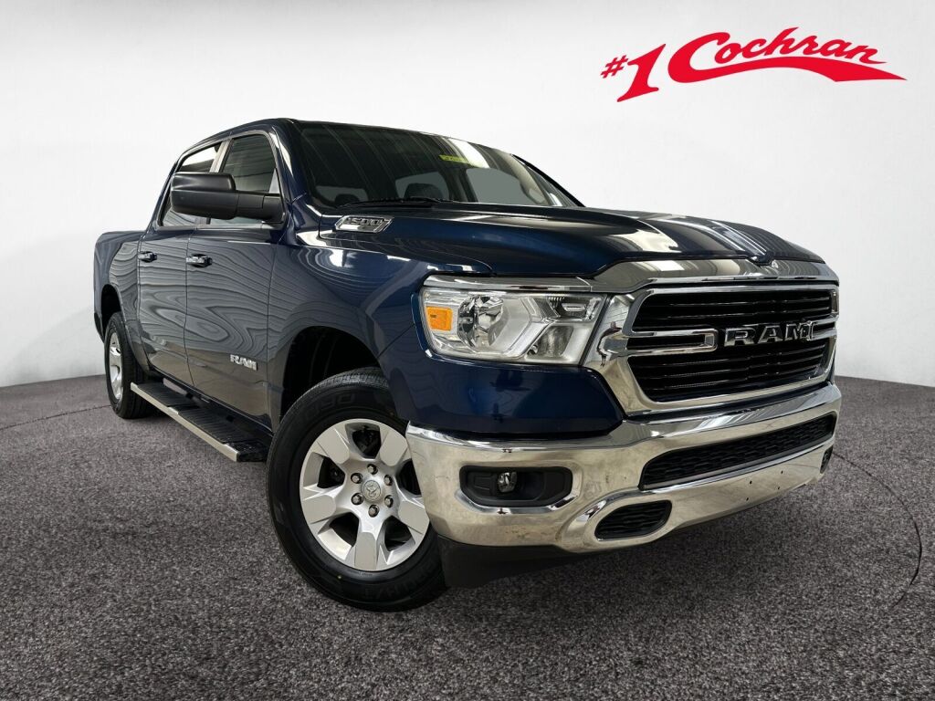 Patriot Blue Pearlcoat 2020 RAM 1500 Pickup Truck Four-Wheel Drive 8-Speed Automatic