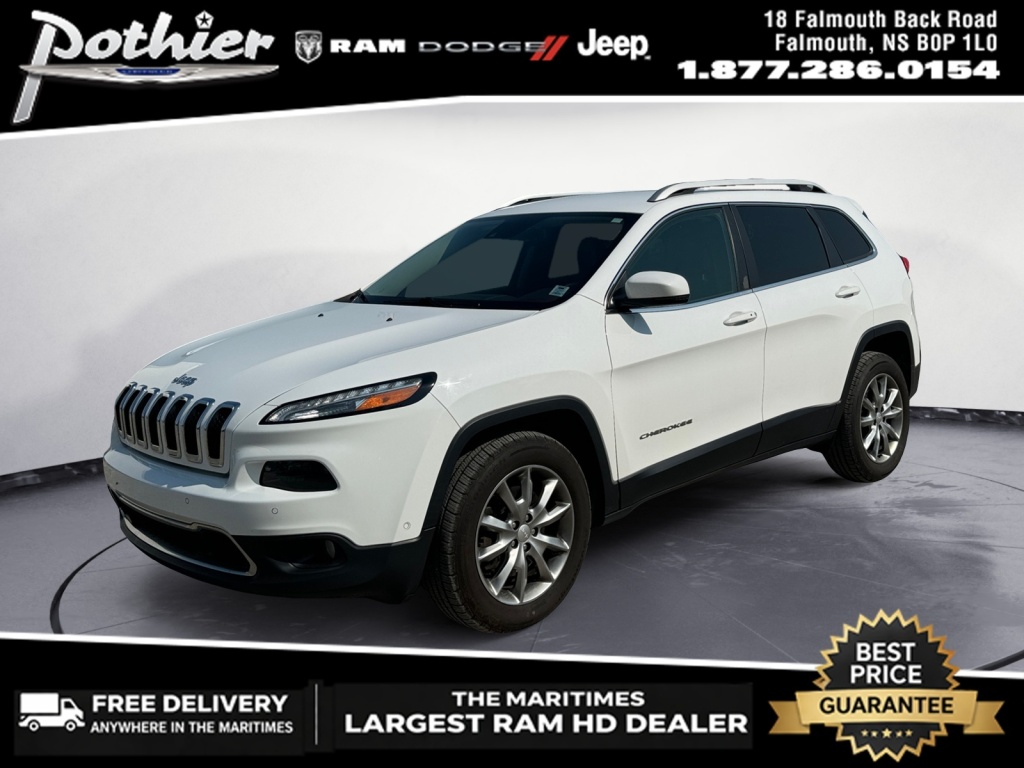 Bright White 2018 Jeep Cherokee SUV / Crossover Four-Wheel Drive 9-Speed Automatic