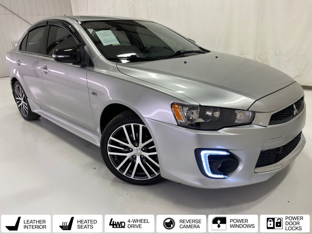 Alloy Silver Metallic 2017 Mitsubishi Lancer Sedan All-Wheel Drive Continuously Variable Transmission