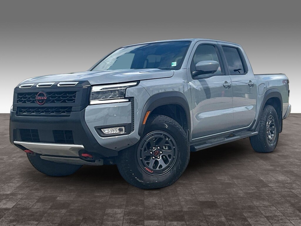 Gray 2025 Nissan Frontier Pickup Truck Four-Wheel Drive Automatic
