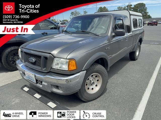 Gray (Dark Shadow Grey Clearcoat Metallic) 2004 Ford Ranger Pickup Truck Four-Wheel Drive