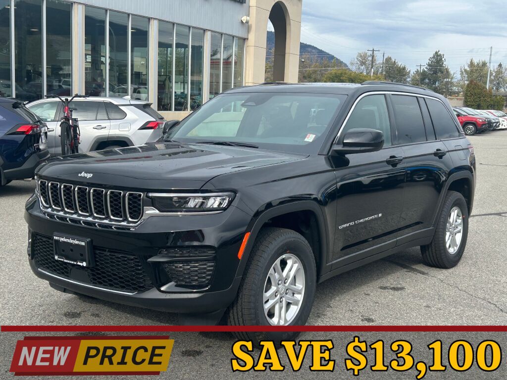 Diamond Black Crystal Pearl 2025 Jeep Grand Cherokee SUV / Crossover Four-Wheel Drive 8-Speed Automatic