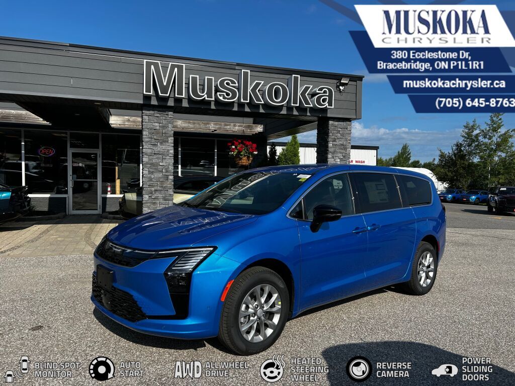 Hydro Blue Pearl Coat 2027 Chrysler Pacifica Minivan All-Wheel Drive 9-Speed Automatic
