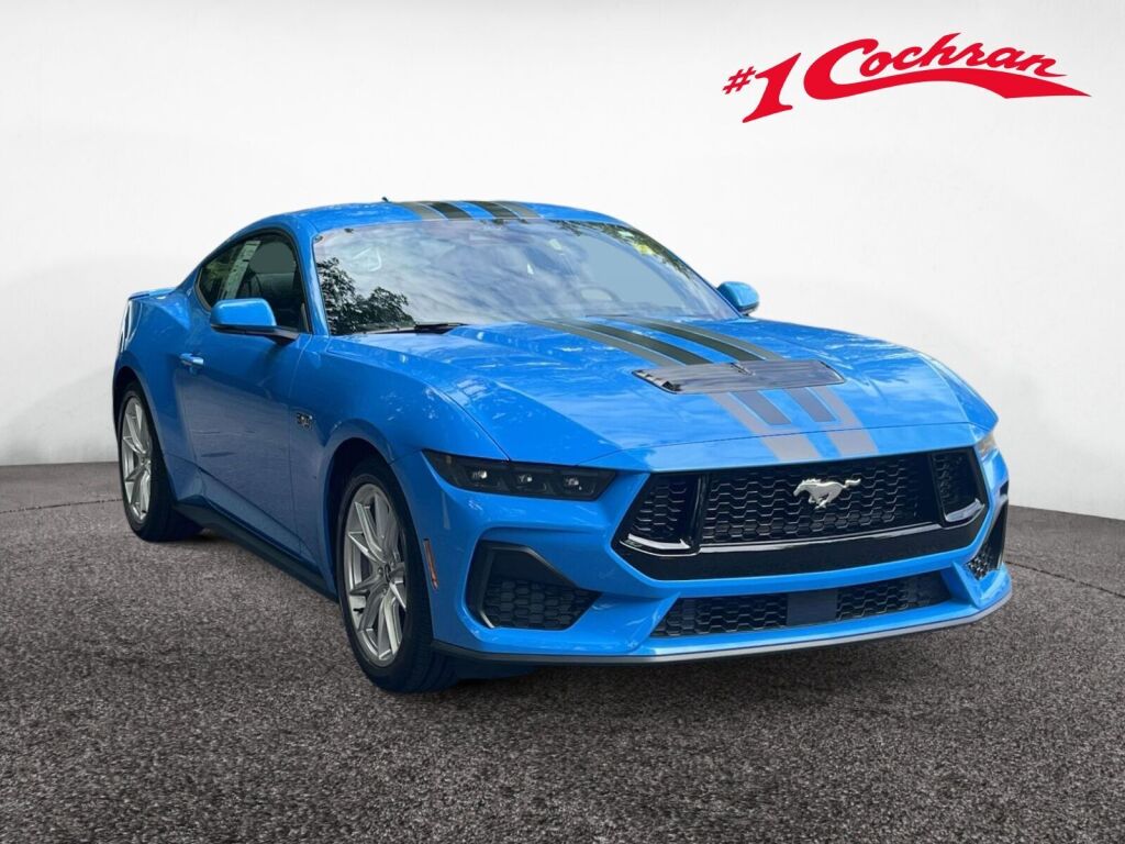 Grabber Blue 2026 Ford Mustang Coupe Rear-Wheel Drive Automatic