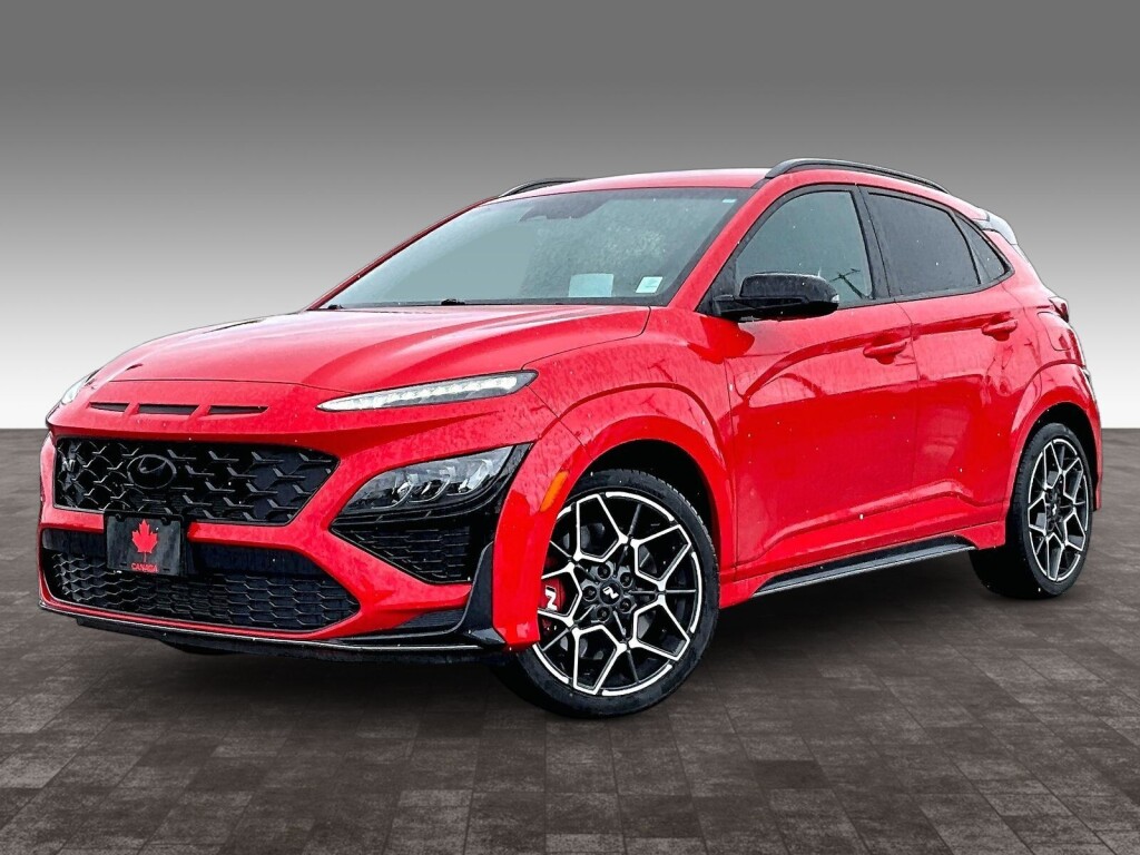Red 2022 Hyundai Kona N SUV / Crossover Front-Wheel Drive Automatic
