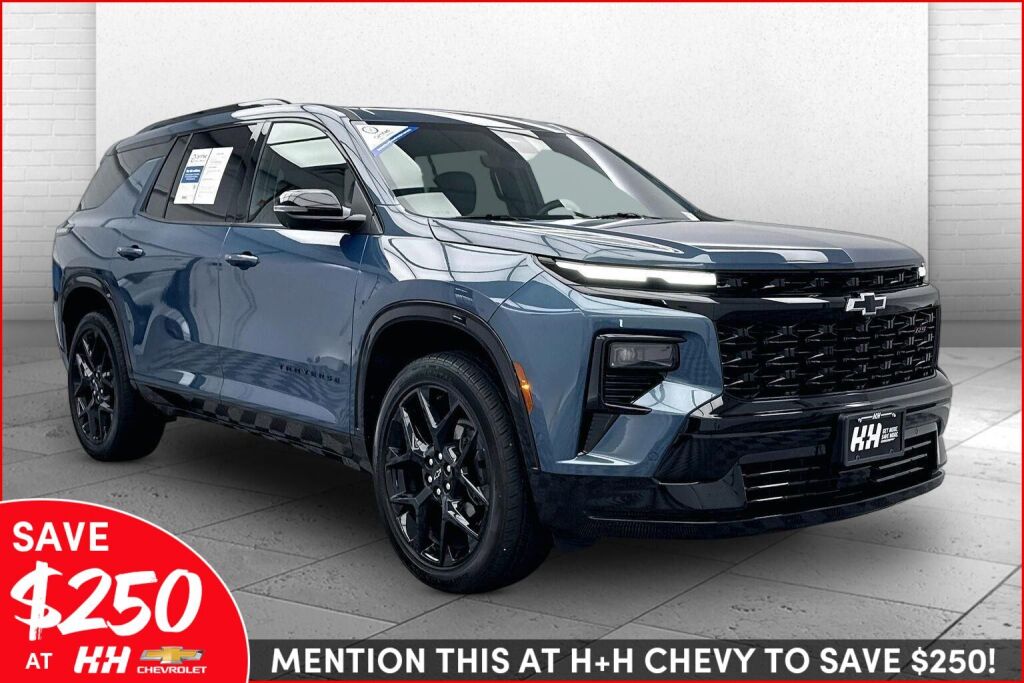 Lakeshore Blue Metallic 2024 Chevrolet Traverse SUV / Crossover Four-Wheel Drive 8-Speed Automatic