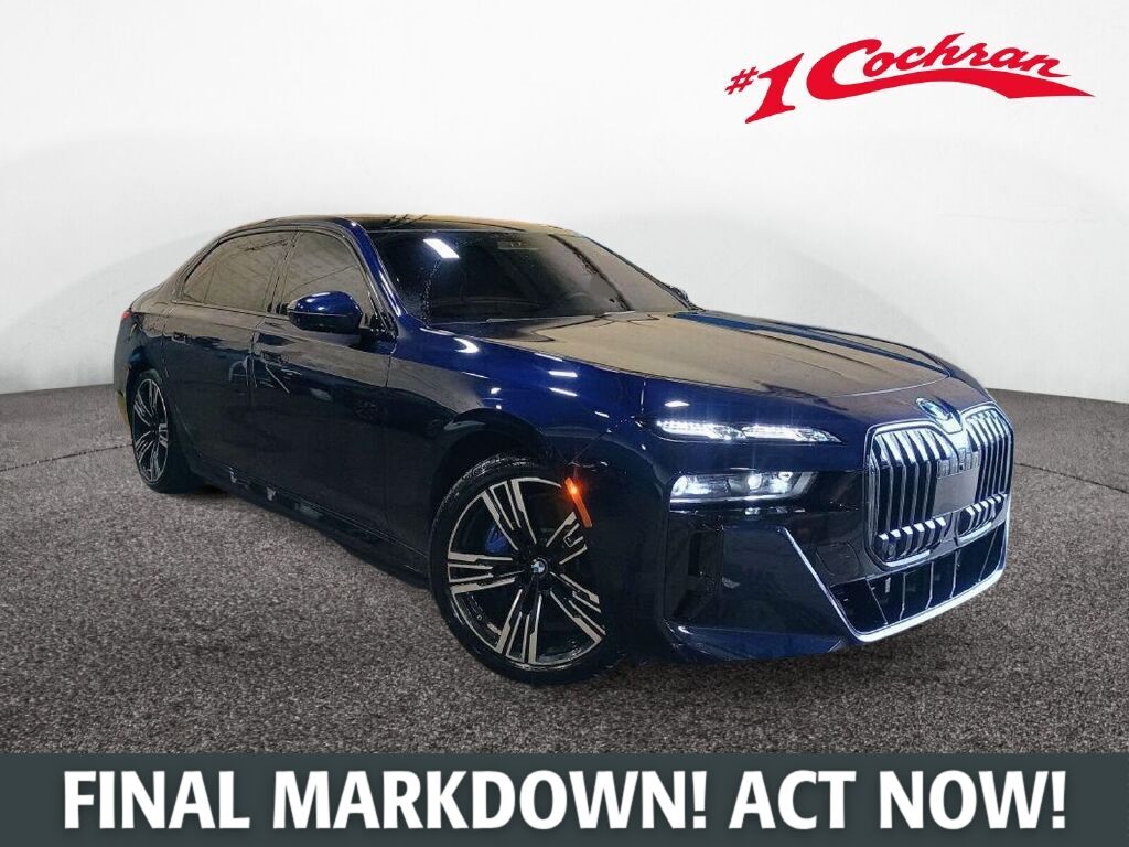 Tanzanite Blue II Metallic 2023 BMW i7 Sedan All-Wheel Drive 1-Speed Automatic