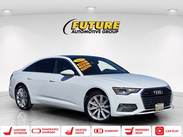 Ibis White 2019 Audi A6 Sedan All-Wheel Drive 7-Speed Automatic