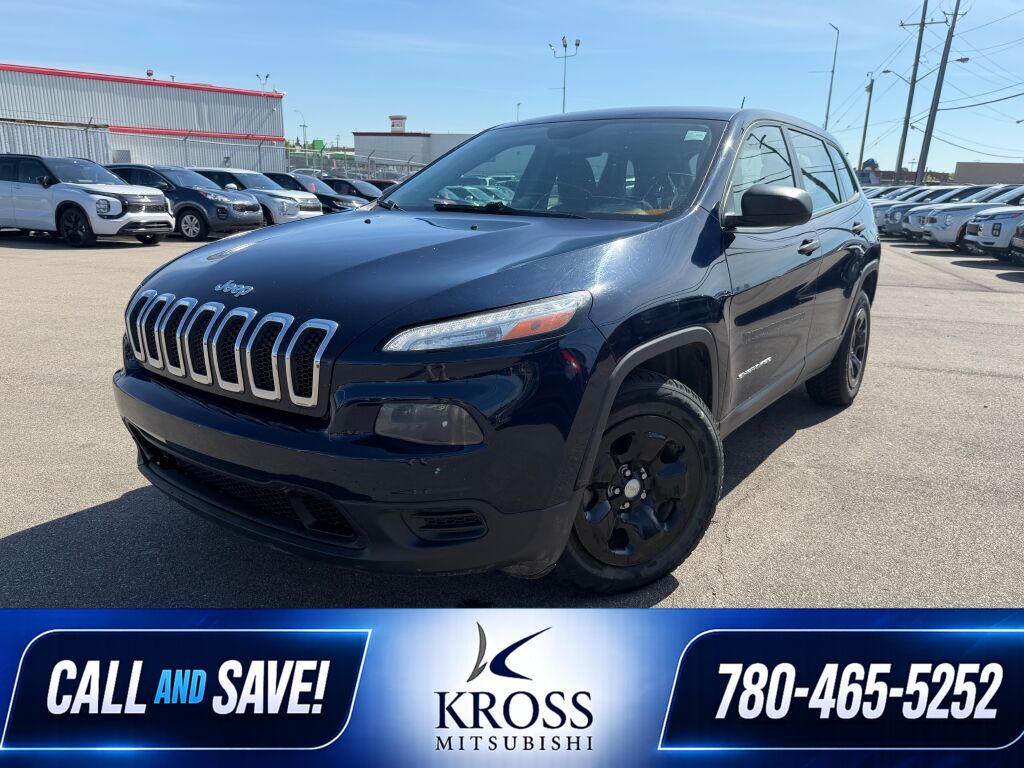 True Blue Pearlcoat 2016 Jeep Cherokee SUV / Crossover Four-Wheel Drive Automatic