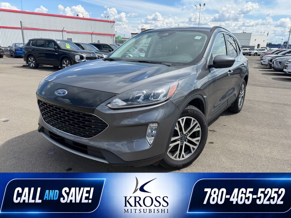Gray (Carbonized Grey Metallic) 2021 Ford Escape SUV / Crossover All-Wheel Drive 8-Speed Automatic Overdrive