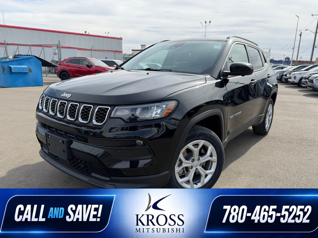 Diamond Black Crystal Pearl 2024 Jeep Compass SUV / Crossover 8-Speed Automatic Overdrive