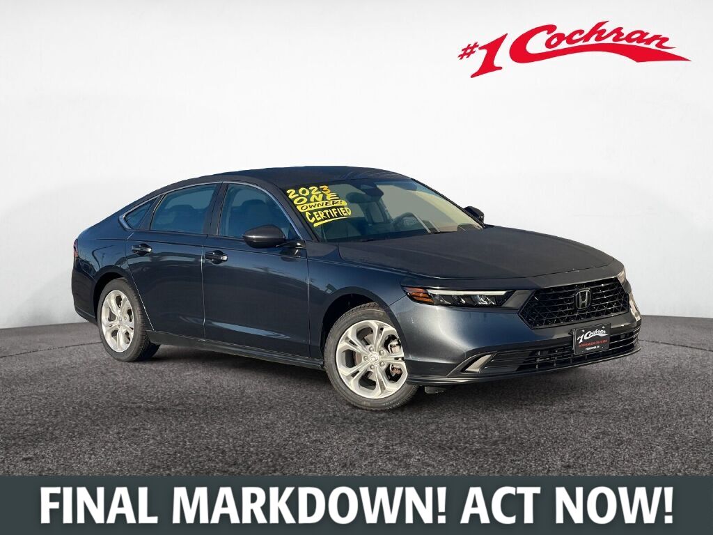 Meteorite Gray Metallic 2023 Honda Accord Sedan Front-Wheel Drive Continuously Variable Transmission