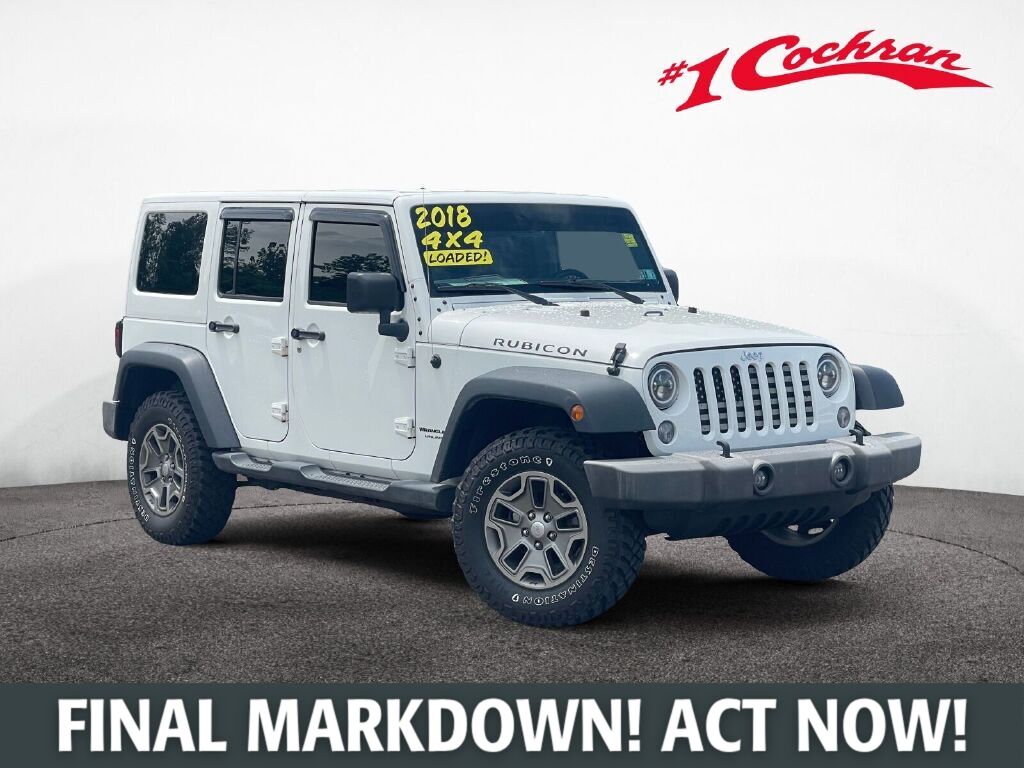 Bright White 2018 Jeep Wrangler SUV / Crossover Four-Wheel Drive 5-Speed Automatic