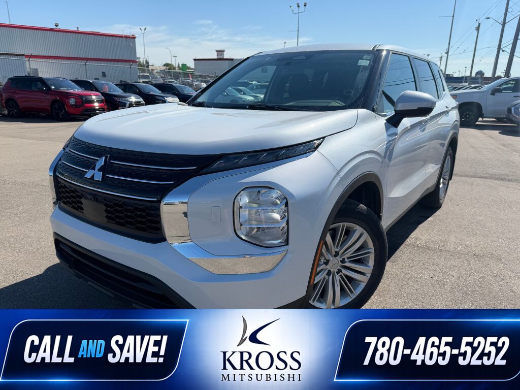 White Diamond 2022 Mitsubishi Outlander SUV / Crossover All-Wheel Drive 1-Speed CVT