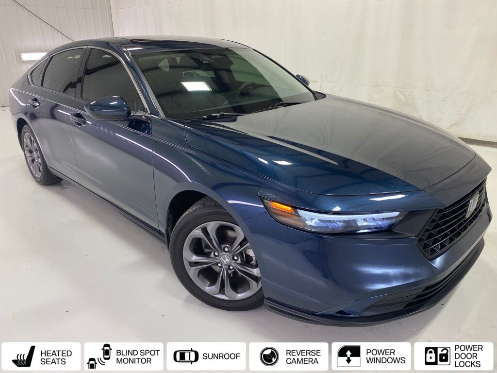 2024 Honda Accord EX Canyon River Blue Metallic at Honda North