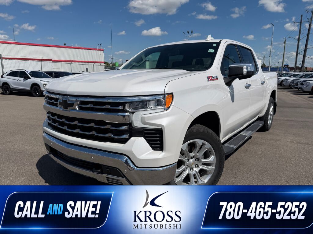 White (Iridescent Pearl Tricoat) 2024 Chevrolet Silverado 1500 Pickup Truck Four-Wheel Drive Automatic