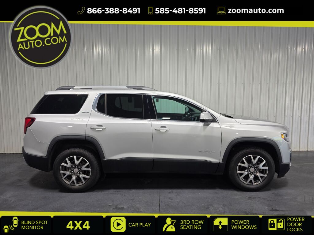 Silver 2020 GMC Acadia SUV / Crossover Four-Wheel Drive 9-Speed Automatic