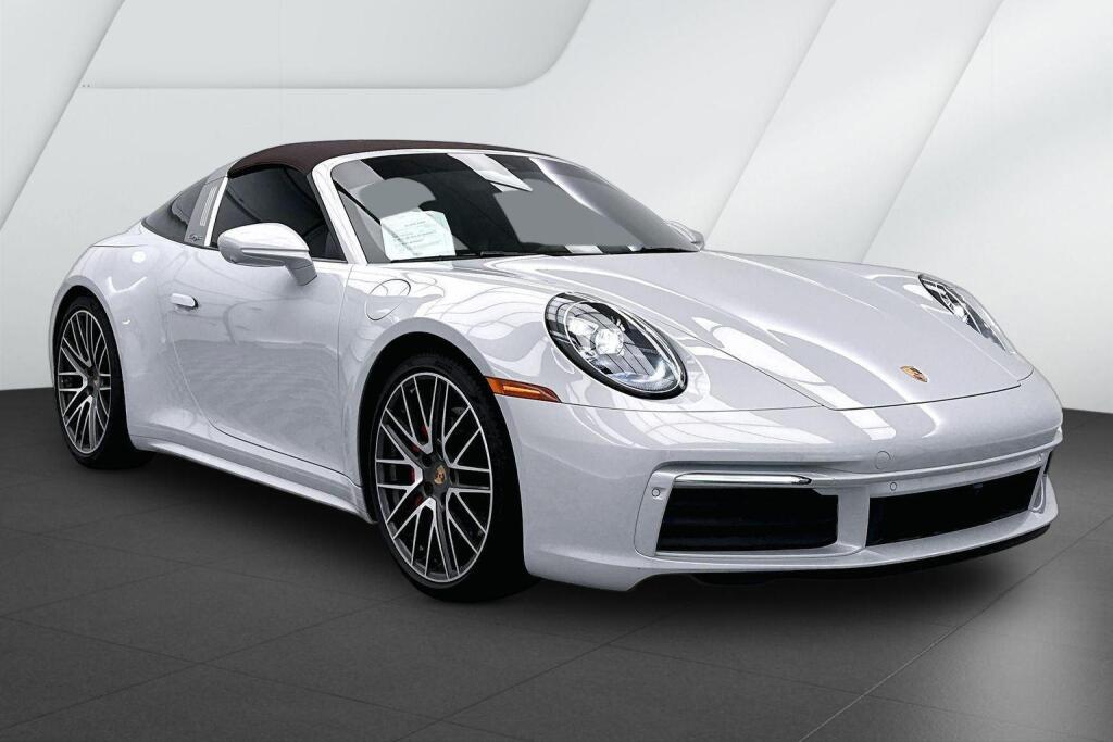 Gray (Ice Grey Metallic) 2024 Porsche 911 Convertible All-Wheel Drive 8-Speed Automatic