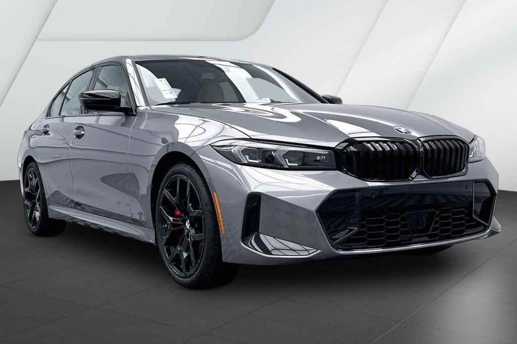 Gray (Skyscraper Grey Metallic) 2026 BMW 3 Series Sedan All-Wheel Drive Automatic