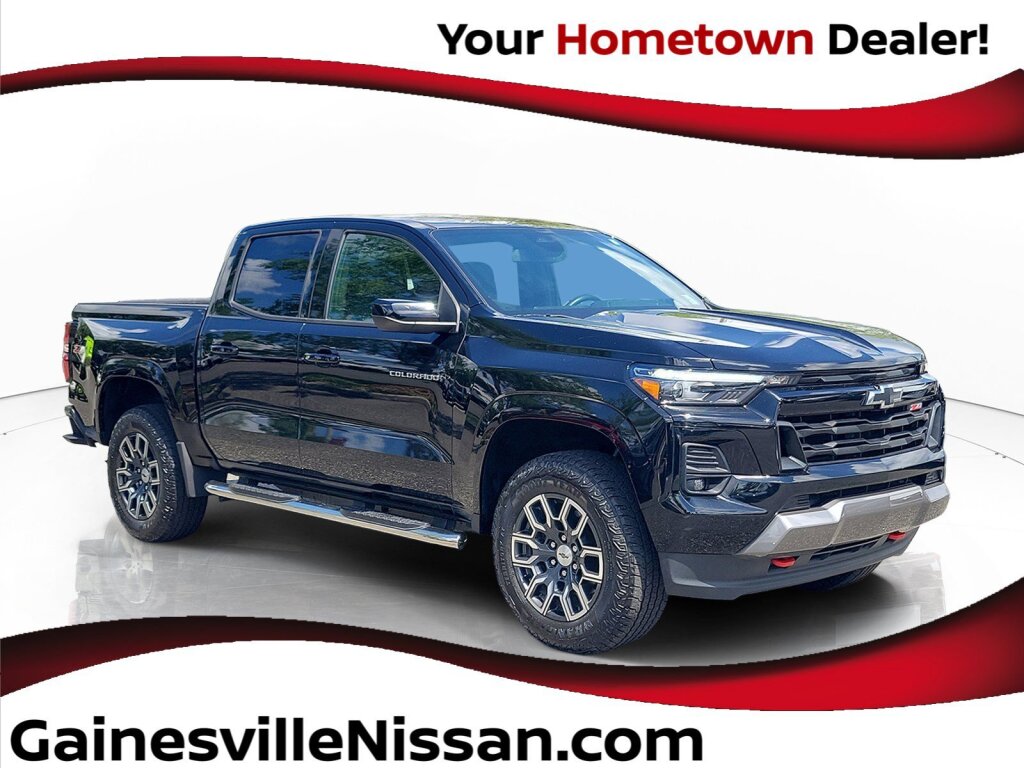 Black 2023 Chevrolet Colorado Pickup Truck Four-Wheel Drive 8-Speed Automatic