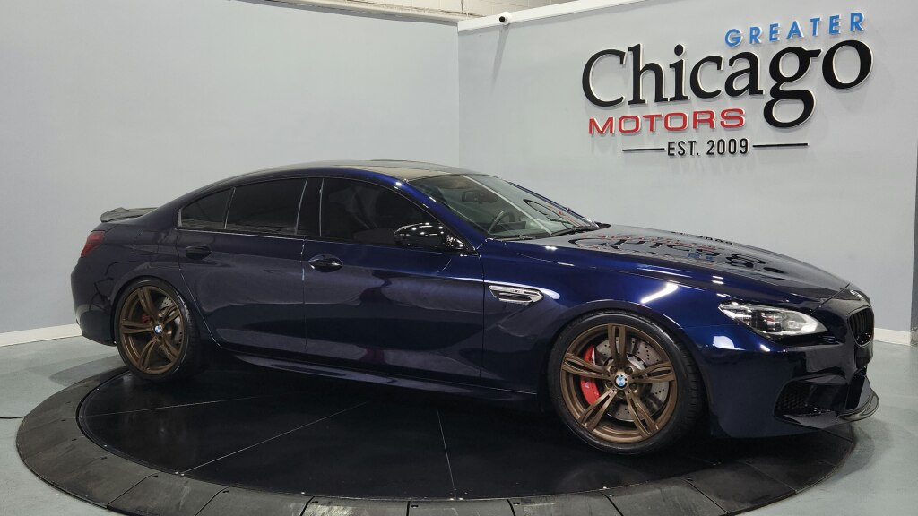 Tanzanite Blue Metallic 2014 BMW M6 Sedan Rear-Wheel Drive 