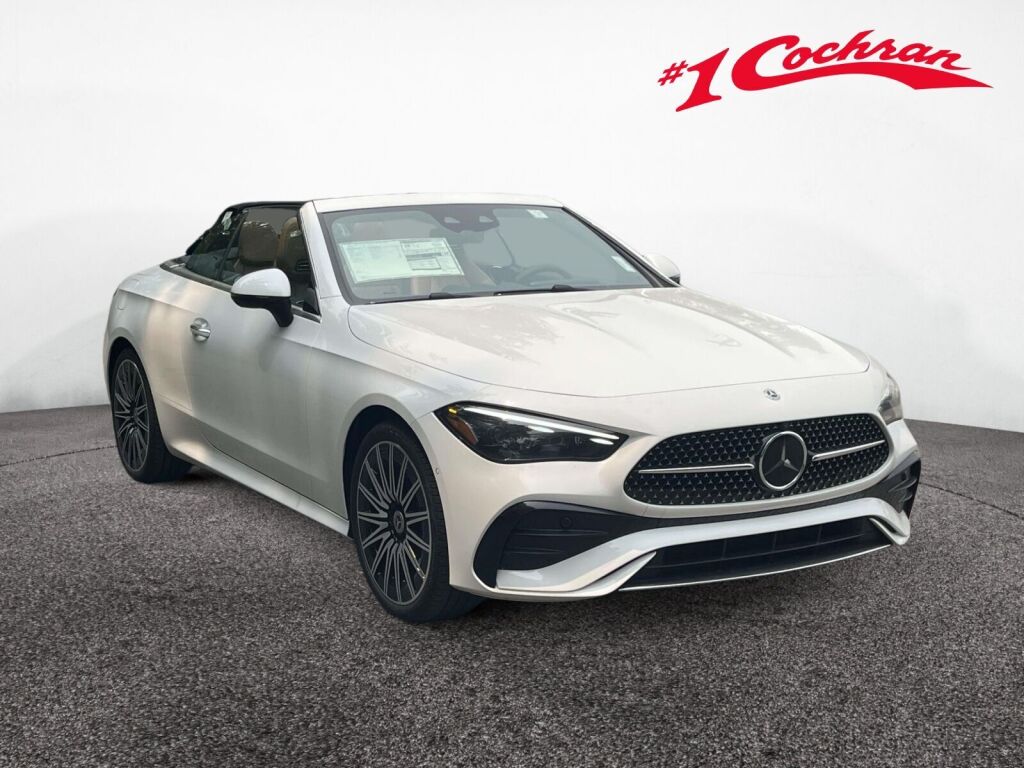MANUFAKTUR Moonlight White Metallic 2026 Mercedes-Benz CLE Convertible All-Wheel Drive 9-Speed Automatic