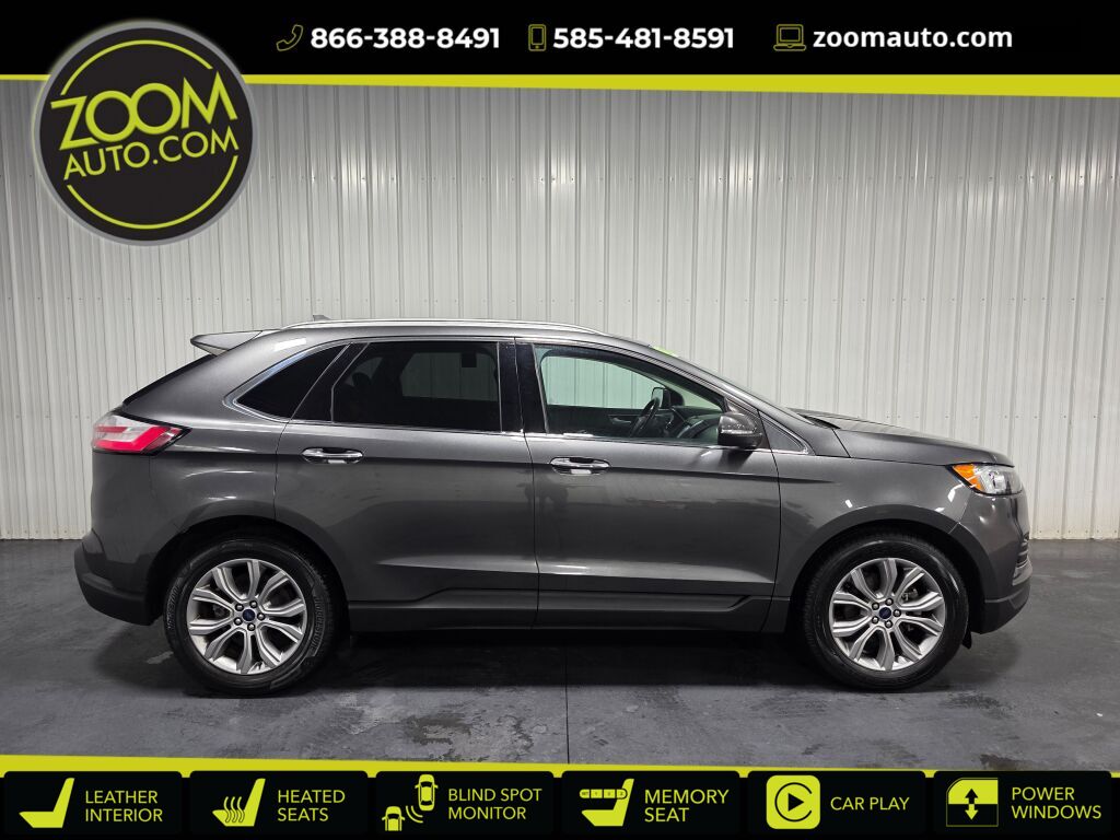 Gray 2019 Ford Edge SUV / Crossover Front-Wheel Drive 8-Speed Automatic