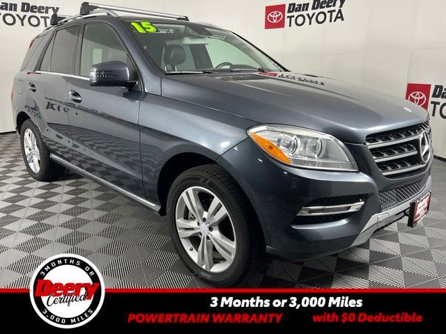 Steel Gray Metallic 2015 Mercedes-Benz M-Class SUV / Crossover All-Wheel Drive 7-Speed Automatic