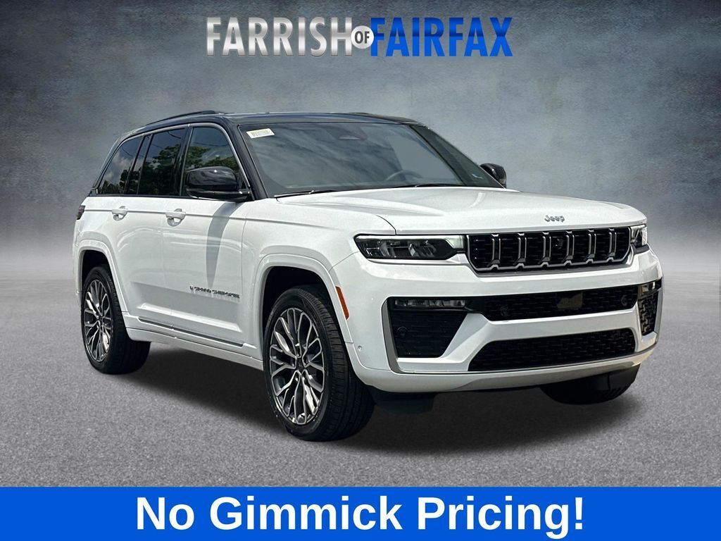 Bright White Clear-Coat Exterior Paint 2026 Jeep Grand Cherokee SUV / Crossover Four-Wheel Drive 8-Speed Automatic