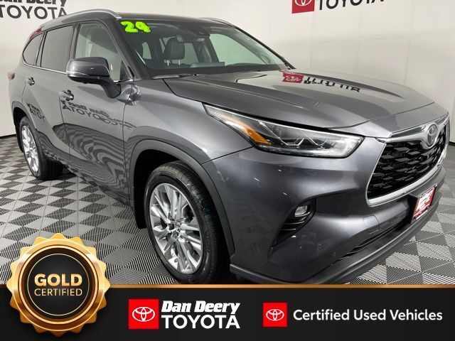Magnetic Gray Metallic 2024 Toyota Highlander SUV / Crossover All-Wheel Drive 8-Speed Automatic
