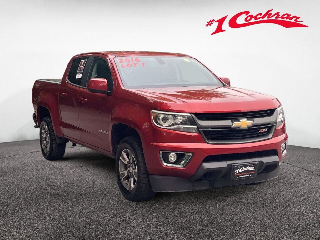 Red Rock Metallic 2016 Chevrolet Colorado Pickup Truck Four-Wheel Drive 6-Speed Automatic