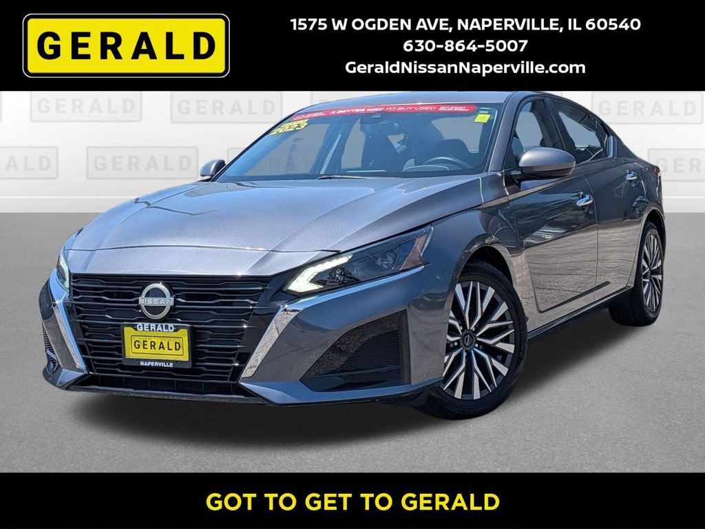 Gray (Gun Metallic) 2023 Nissan Altima Sedan Front-Wheel Drive Continuously Variable Transmission