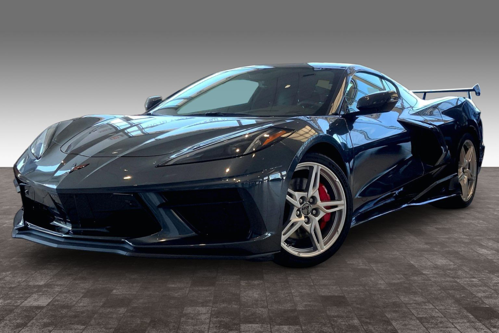 Gray 2020 Chevrolet Corvette Coupe Rear-Wheel Drive Automatic