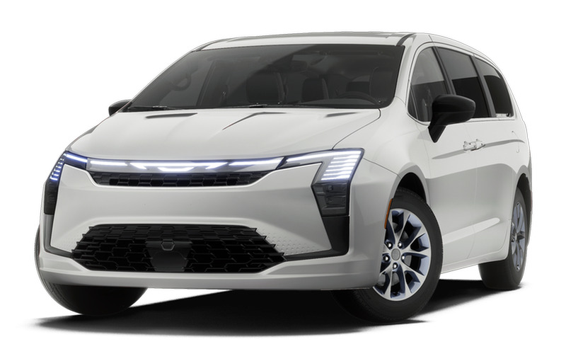 Bright White 2027 Chrysler Pacifica Minivan All-Wheel Drive 9-Speed Automatic