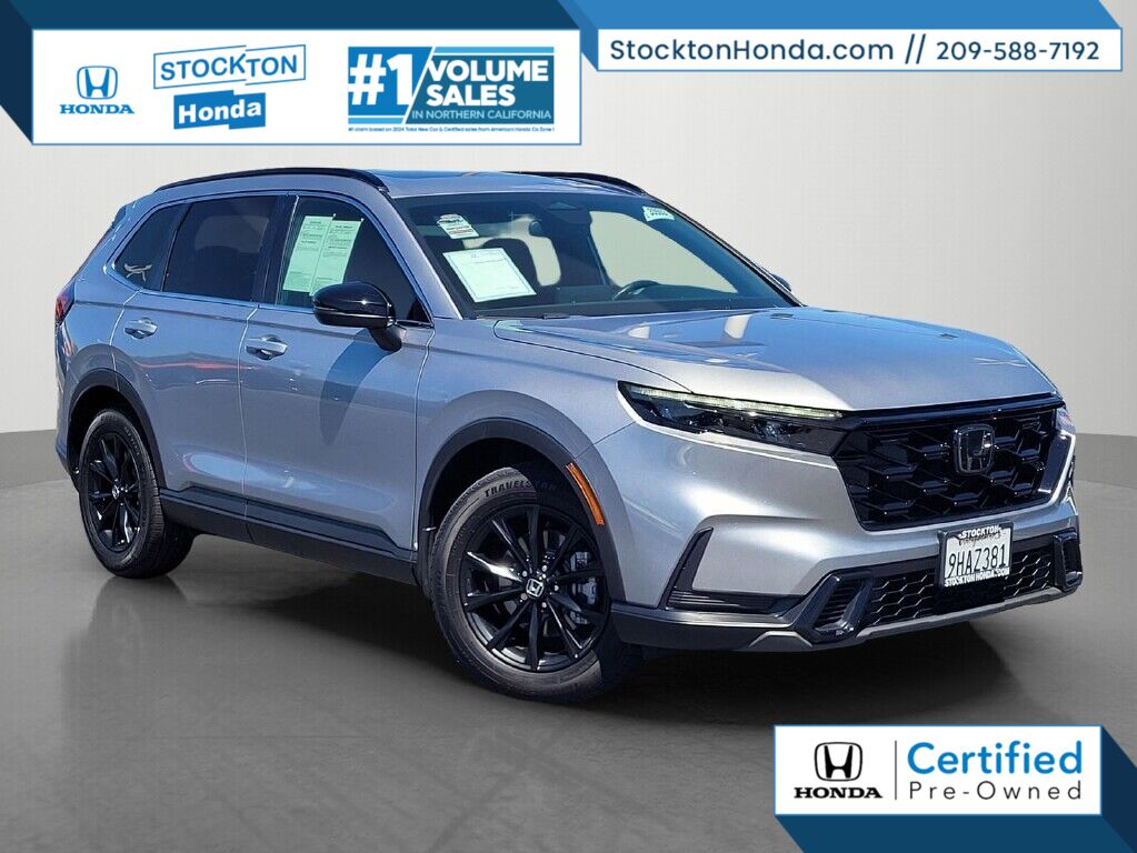 Black 2024 Honda CR-V Hybrid SUV / Crossover Front-Wheel Drive Continuously Variable Transmission