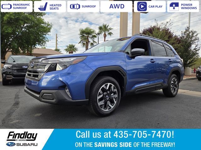 DAYBREAK BLUE PEARL 2026 Subaru Forester SUV / Crossover All-Wheel Drive Continuously Variable Transmission
