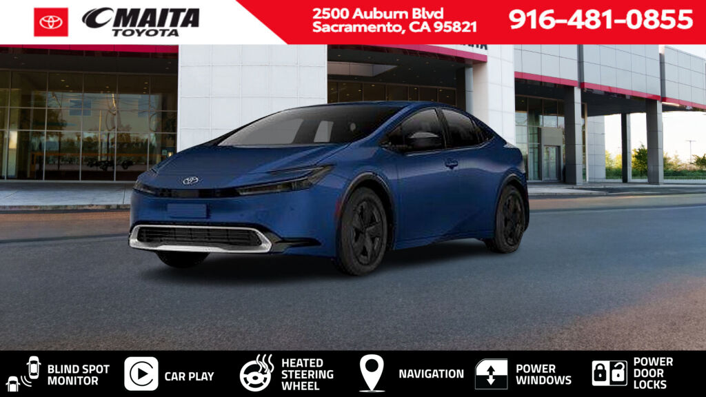 Reservoir Blue 2026 Toyota Prius Plug-In Hybrid Hatchback Front-Wheel Drive Continuously Variable Transmission