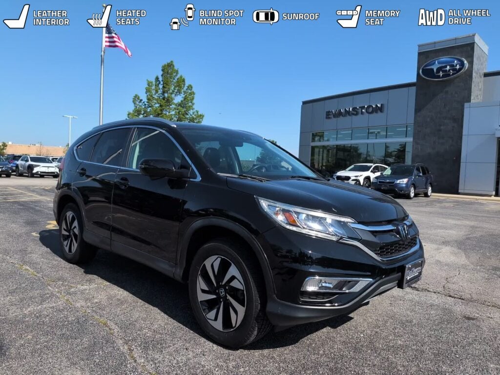 Black 2016 Honda CR-V SUV / Crossover All-Wheel Drive Continuously Variable Transmission