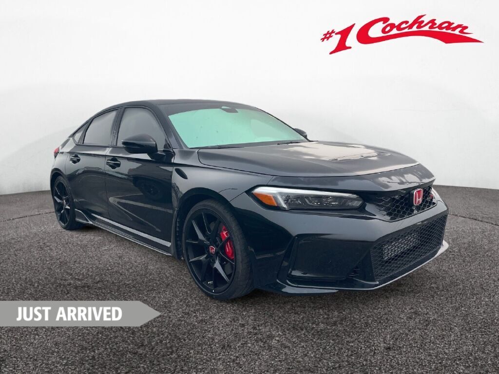 Crystal Black Pearl 2025 Honda Civic Type R Hatchback Front-Wheel Drive 6-Speed Manual