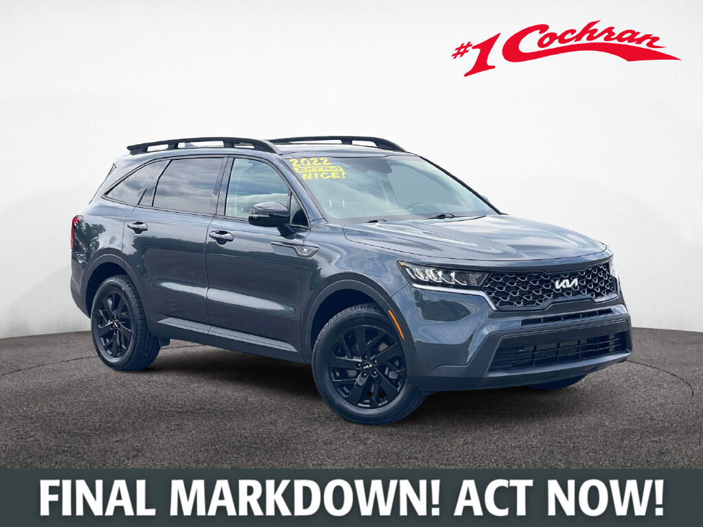 Gray (Gravity Grey) 2022 Kia Sorento SUV / Crossover All-Wheel Drive 8-Speed Automatic