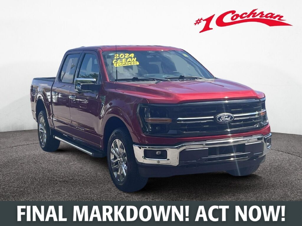 Rapid Red Metallic Tinted Clearcoat 2024 Ford F-150 Pickup Truck Four-Wheel Drive Automatic
