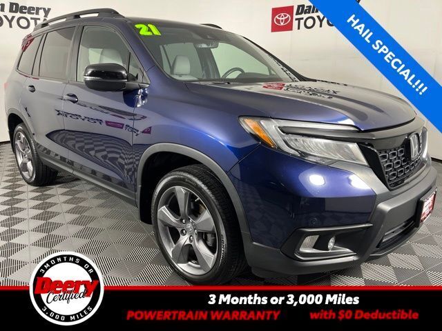 Black (Obsidian Blue Pearl) 2021 Honda Passport SUV / Crossover All-Wheel Drive 9-Speed Automatic