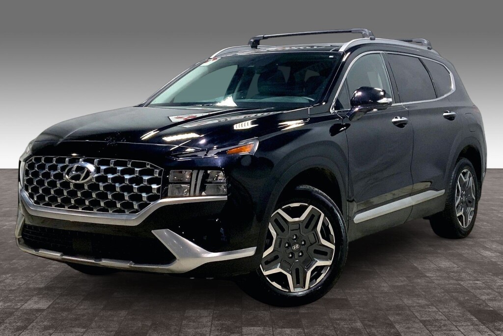 Blue 2022 Hyundai Santa Fe Hybrid Plug-In SUV / Crossover Automatic