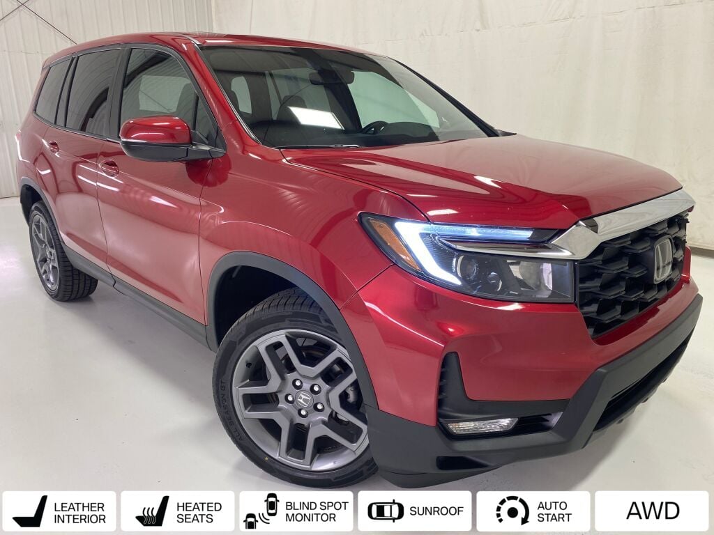 2023 Honda Passport EX-L Radiant Red Metallic II at Honda North