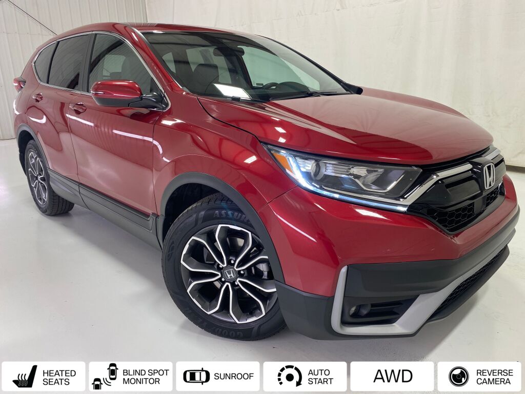 2022 Honda CR-V EX Radiant Red Metallic at Honda North