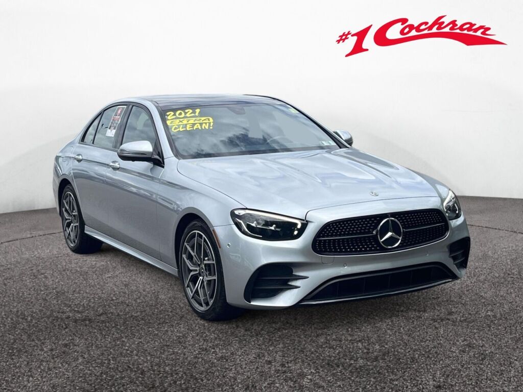 Cirrus Silver Metallic 2021 Mercedes-Benz E-Class Sedan All-Wheel Drive 9-Speed Automatic